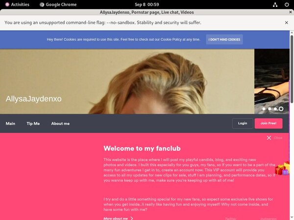 Allysajaydenxo.modelcentro.com Wiki