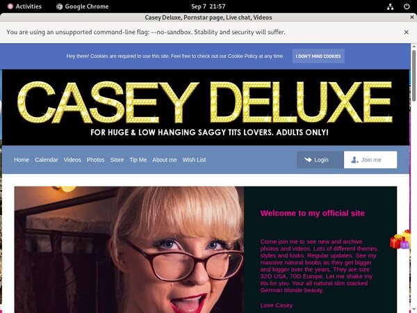 Caseydeluxe.club Password Info