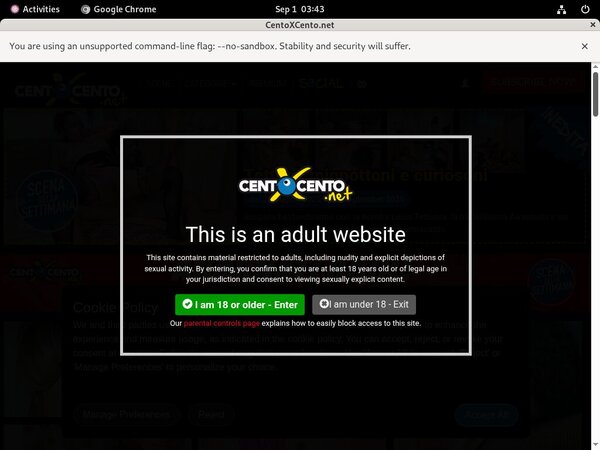 Centoxcento Free Join