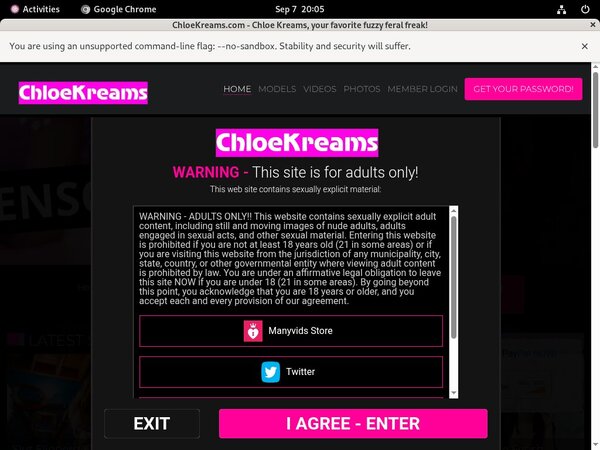 Chloekreams.com Signup Discount Chloekreams.com Signup Discount