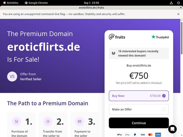 Eroticflirts.de Segpay Discount