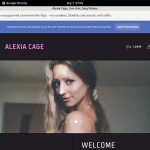 Free Alexia Cage Account Password