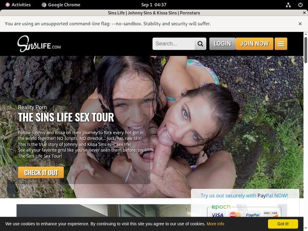 Free Sinslife.com Logins 2018