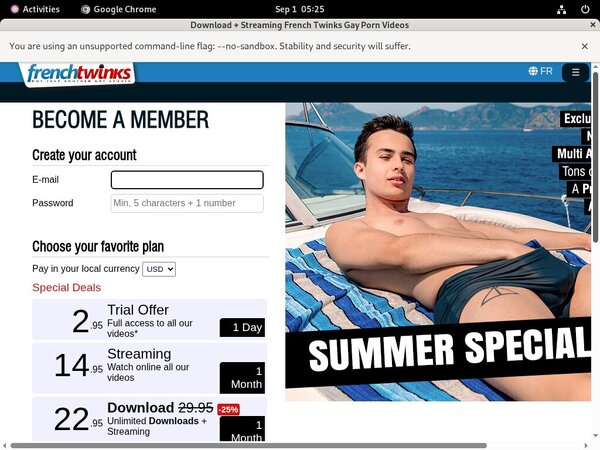 French-twinks.com Trial Price