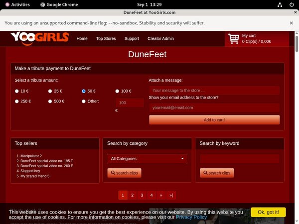 Get A Free Dunefeet Password