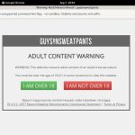 Guys In Sweatpants Accounts Daily