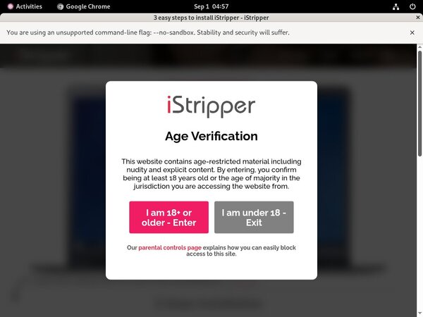 IStripper Discount Order