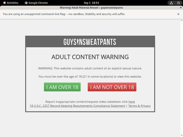 Join Guys In Sweatpants With Paypal