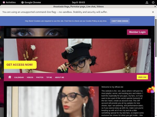 Membership To Anastasia Vega Membership To Anastasia Vega