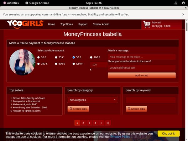 MoneyprincessIsabell Princess MoneyprincessIsabell Princess