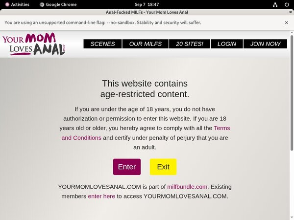 New Yourmomlovesanal.com