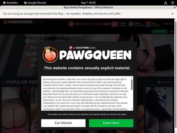 Pawgqueen.com Yearly Membership