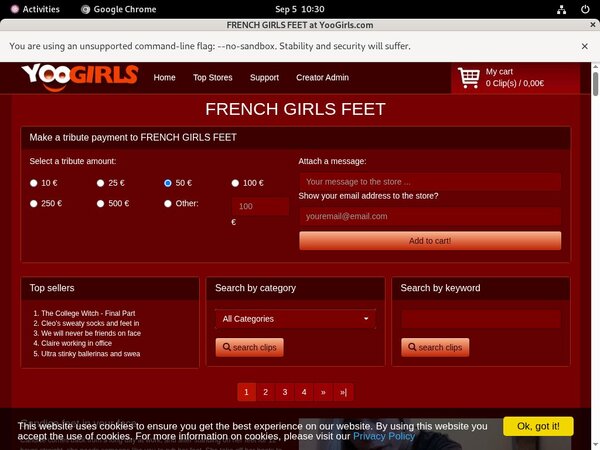 Paypal FRENCH GIRLS FEET Com