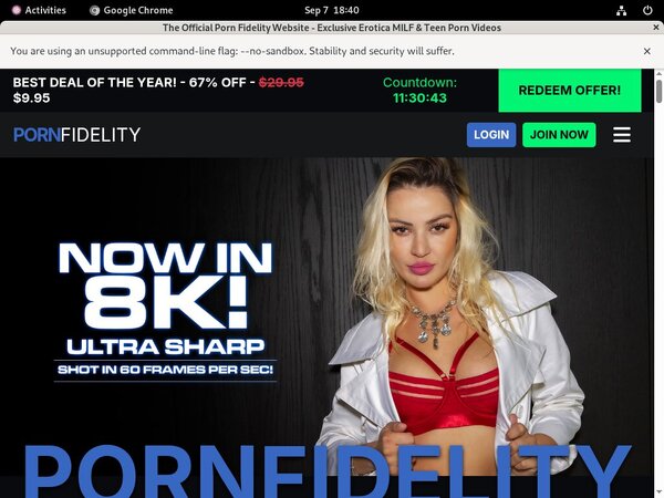 Pornfidelity.com Discount Form