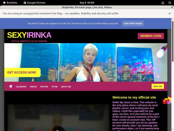 SexyIrinka Sign Up SexyIrinka Sign Up