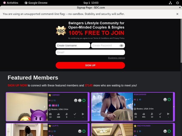 Swingers Date Club Offer Paypal