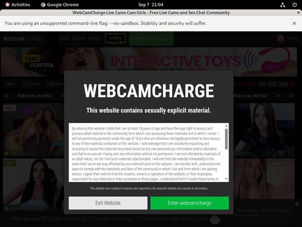 Webcamcharge Free Trial Pass