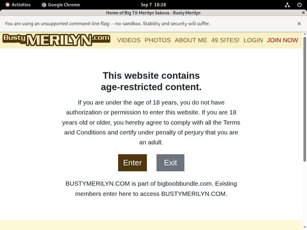 Busty Merilyn Member Login