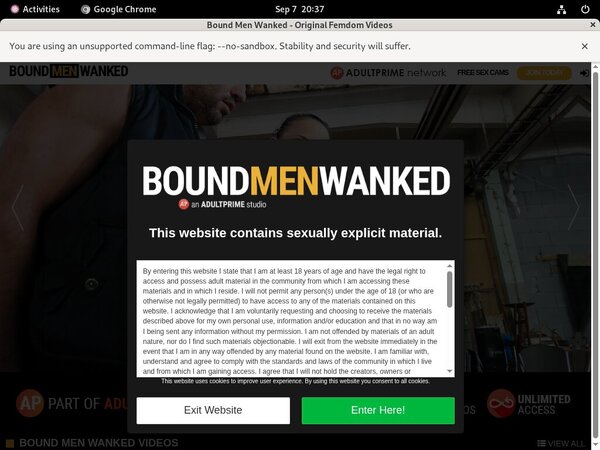 Free Boundmenwanked.com Account Login