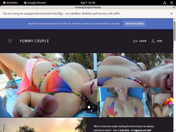 YummyCouple Sign Up Page