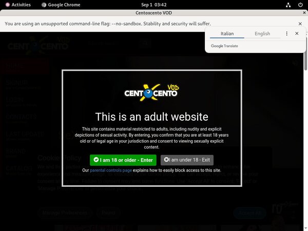 Centoxcentovod.com Free Trial Promotion