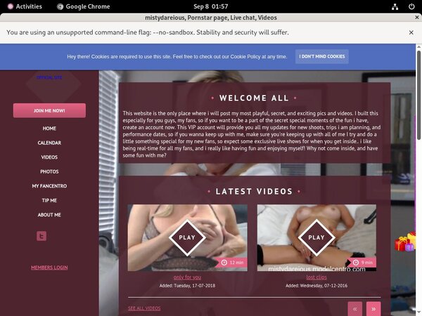 Mistydareious.com Logins Free