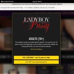 Ladyboy Pussy ????
